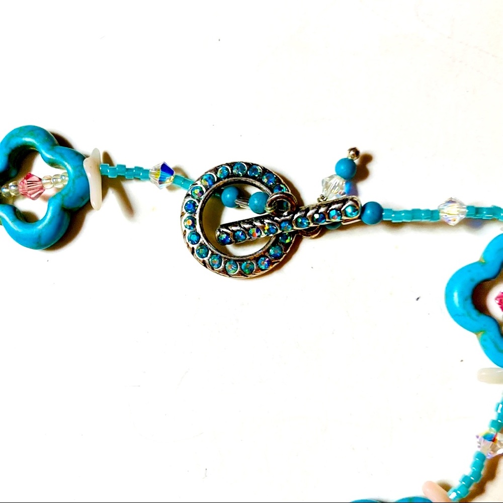 Artisan Crafted Bubble Blowing Fish Statement Nec… - image 5